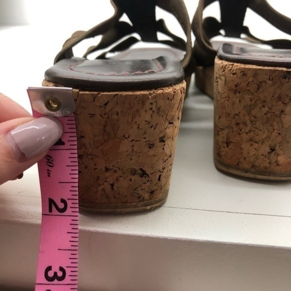 Donald J Pliner Clare cork platform slide sandals - Picture 8 of 10